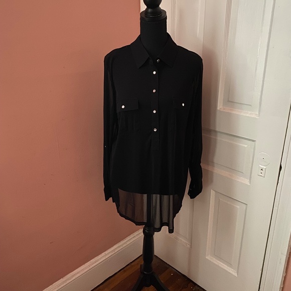 INC. Concepts; tunic; Size 1X; Black - Picture 1 of 4